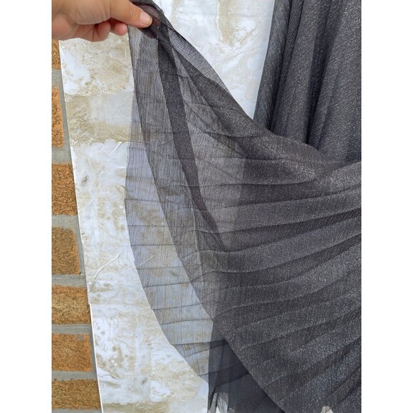 Anine Bing Pleated Tulle Skirt size XS black metallic - Picture 6 of 10